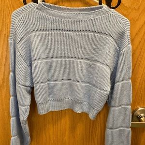 Blue Womens Knit Sweater size M